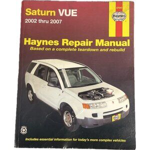 Haynes Automotive Repair Manual Book Saturn VUE 2002-2007 #87040